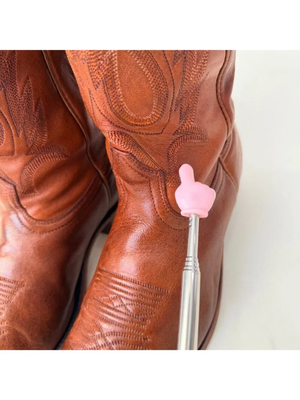 Boulet Western Boots Made in Canada Brown Leather Roper Round Toe Men’s Size 10